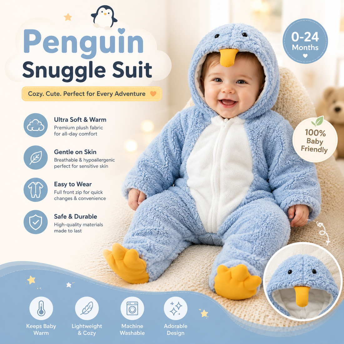 Snuggle Kids Suit By Kidiland